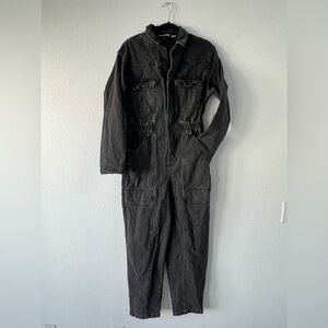 Universal Thread black denim jumpsuit